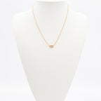 Christian Dior Clairdlune Necklace Pendant Choker Gold CD Logo Rhinestone — view 9