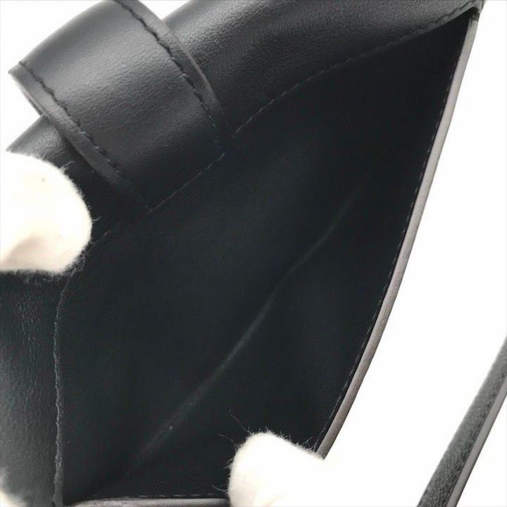Hermes Elan Pocket Swift Waist Pouch Belt Bag Black Silver — view 8