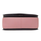 Celine Bag Shoulder Leather Frame Medium Pink Charcoal — view 3