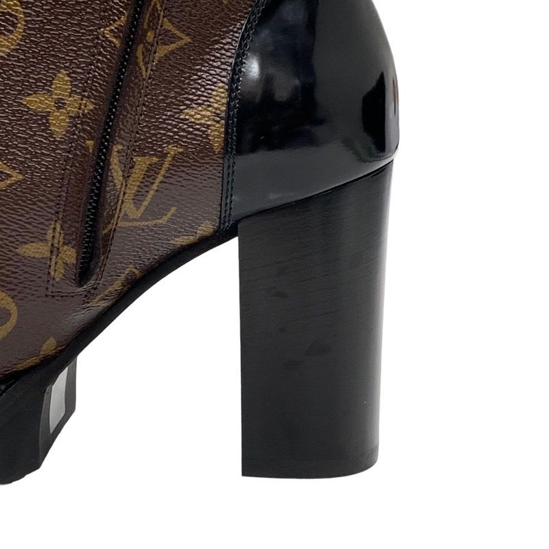 Louis Vuitton Star Trail Line Monogram Short Boots Ankle Lace Up Leather — view 9