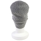 Chanel 16 B Cashmere Coco Mark Fringe Design Lame Thread Beanie Knit Cap — view 6