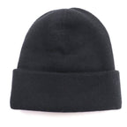 Chanel 100% Cashmere Coco Mark Knit Cap With Rhinestones Black — view 3