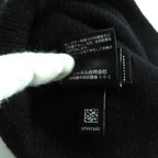 Chanel 100% Cashmere Coco Mark Knit Cap With Rhinestones Black — view 9