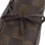 Louis Vuitton 1 Adgbg Driver Damier Grain Calf Leather Ebene Moccasin Deck — view 7