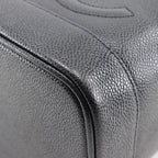 Chanel Vanity Handbag Caviar Leather Black Pouch — view 5
