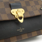 Louis Vuitton Damier Portefeuille Vavin Shoulder Bag Chain Noir Black — view 9