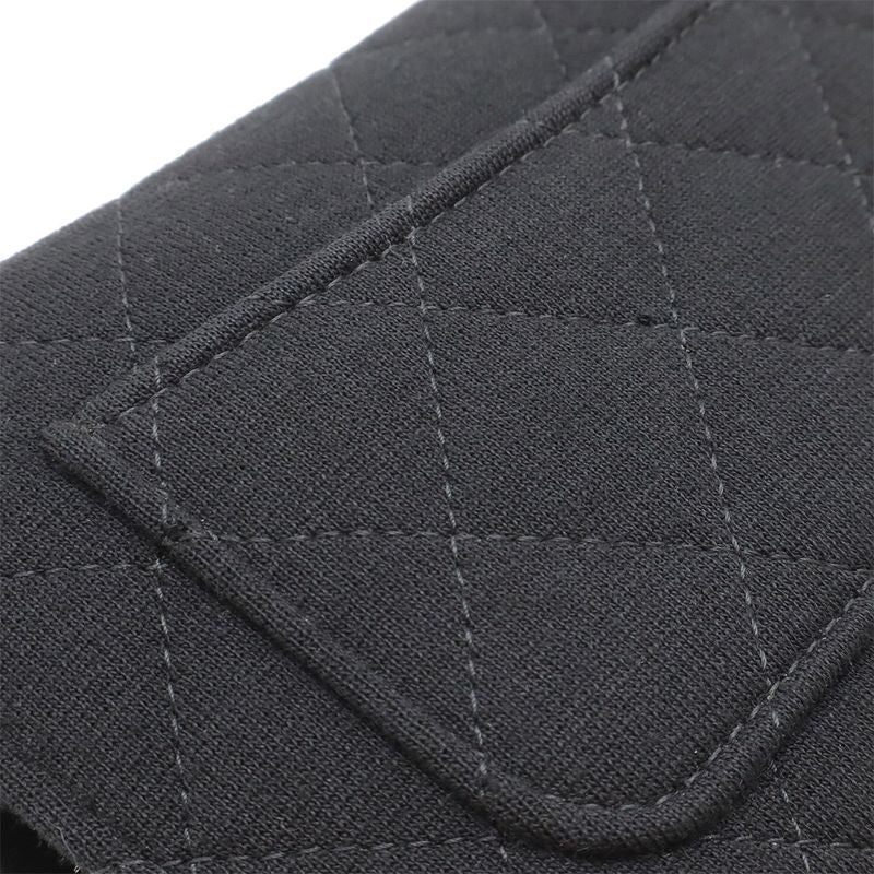 Chanel Quilted Coco Mark Eco Bag Tote Chain Shoulder Cotton Jersey Nylon — view 3