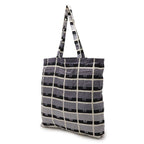 Chanel Quilted Coco Mark Eco Bag Tote Chain Shoulder Cotton Jersey Nylon — view 5