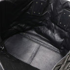 Bottega Veneta Maxi Intrecciato Tote Bag Leather Black With Pouch — view 5