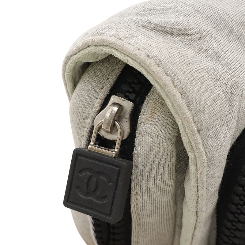 Chanel Sports Line Chocolate Bar Stitch Waist Pouch Body — view 5