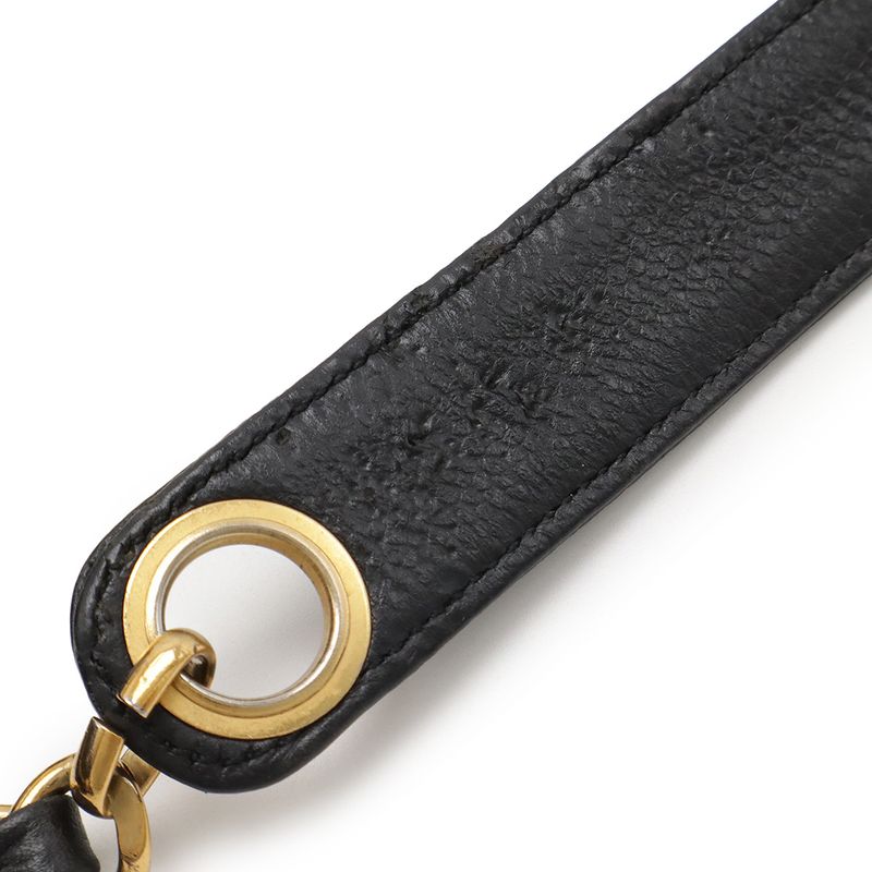 Chanel Coco Ball Chain Tote Bag Caviar Leather — view 5