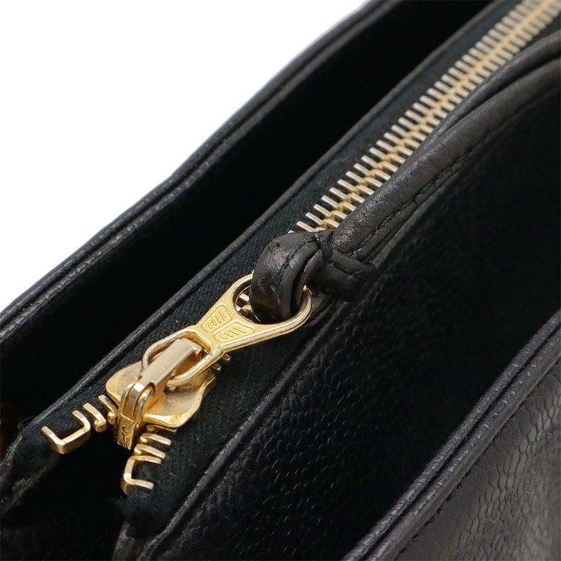 Chanel Coco Ball Chain Tote Bag Caviar Leather — view 4