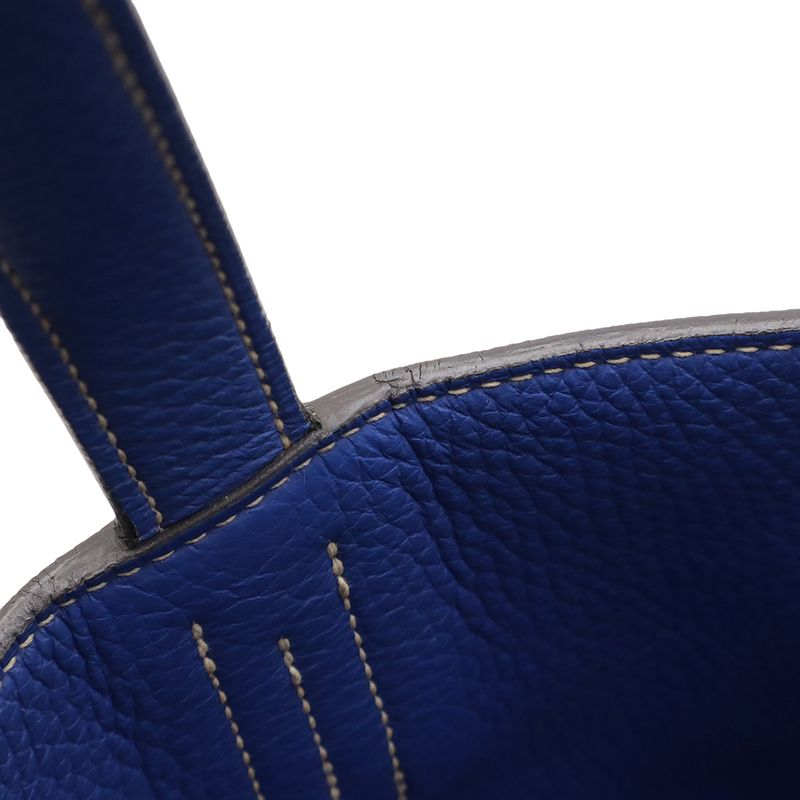 Hermes Double Sens 36 Tote Bag Reversible Togo Taurillon Clemence — view 6