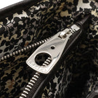 Celine Paris Macadam Boogie Bag Tote Denim Leather Black Silver — view 6