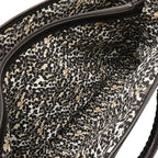 Celine Paris Macadam Boogie Bag Tote Denim Leather Black Silver — view 5