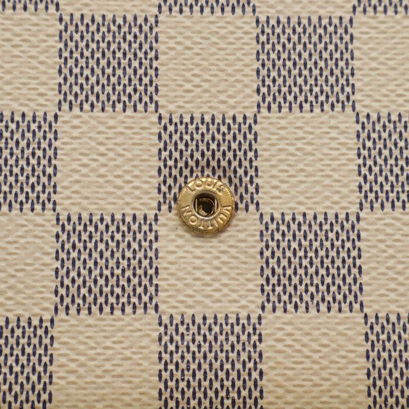 Louis Vuitton Damier Azur Pochette Felicie Shoulder Bag Chain 2-Way Clutch — view 7