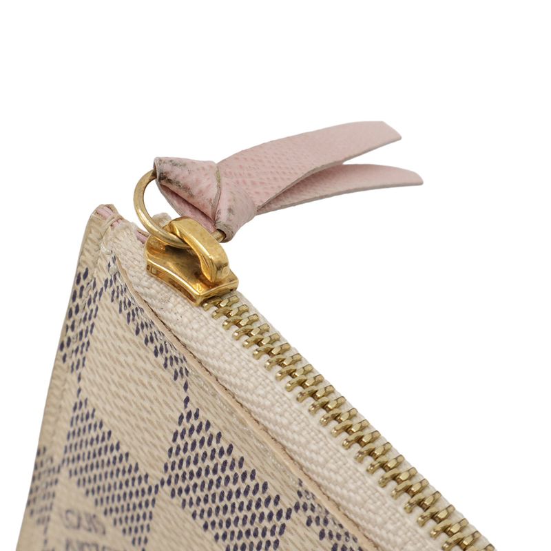 Louis Vuitton Damier Azur Pochette Felicie Shoulder Bag Chain 2-Way Clutch — view 8