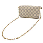 Louis Vuitton Damier Azur Pochette Felicie Shoulder Bag Chain 2-Way Clutch — view 2