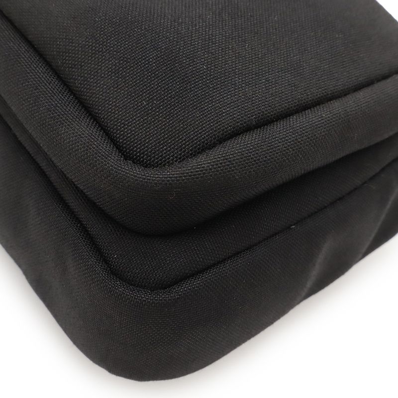 Yves Saint Laurent Shoulder Bag Pochette Canvas Leather — view 3