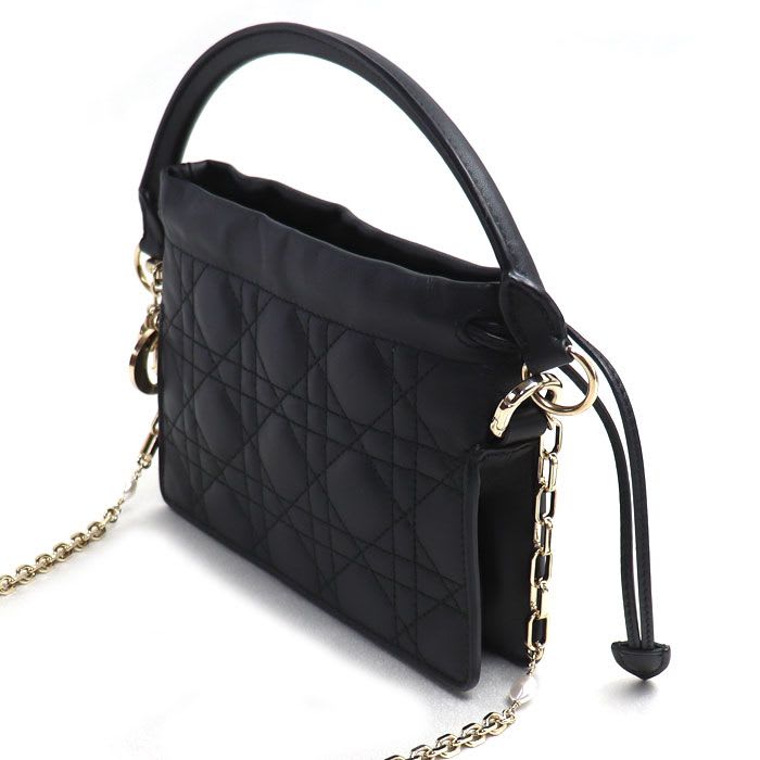 Dior Lady Milly Mini Shoulder Bag Black M900 — view 3