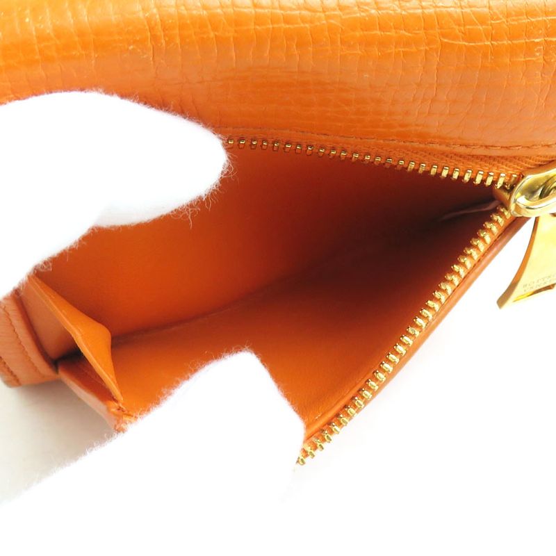 Bottega Veneta Bifold Orange Wallet — view 4
