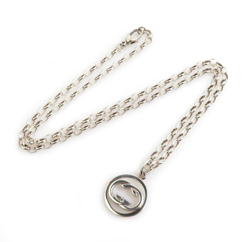 Gucci Interlocking-G Silver-Tone Necklace — view 3