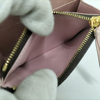 Louis Vuitton Porte Monnaie Rosalie Coin Case Rose Ballerine Monogram — view 9