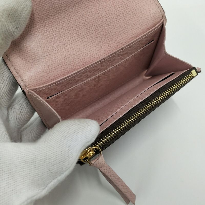 Louis Vuitton Porte Monnaie Rosalie Coin Case Rose Ballerine Monogram — view 8