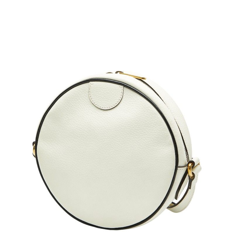 Gucci Adidas GG Marmont Crossbody Bag White Black Leather — view 2
