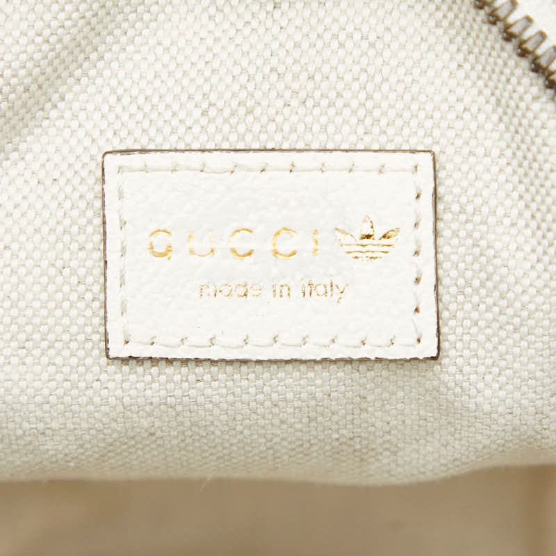 Gucci Adidas GG Marmont Crossbody Bag White Black Leather — view 7