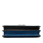 Louis Vuitton Epi Trunk Clutch Blue Black Leather — view 3