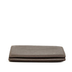 Louis Vuitton Taiga Anvelop Carte de Visite Grizzly Dark Brown Leather — view 3
