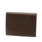 Louis Vuitton Taiga Anvelop Carte de Visite Grizzly Dark Brown Leather — view 2