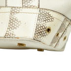 Dior Logo Tote White Ivory Leather — view 6
