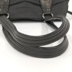 Prada Handbag Canvas Black Br1489 — view 6