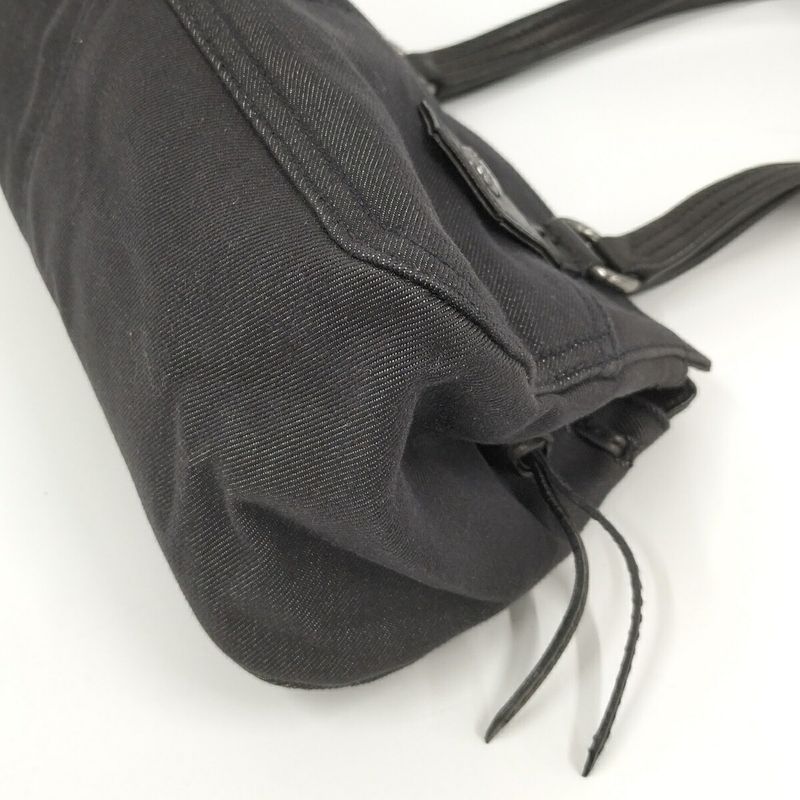 Prada Handbag Canvas Black Br1489 — view 5