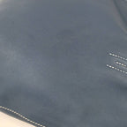 Hermes Double Sense Tote Bag Leather Blue — view 7