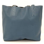 Hermes Double Sense Tote Bag Leather Blue — view 2
