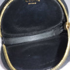 Celine Coin Case Macadam Dark Brown Leather