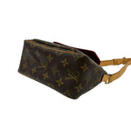 Louis Vuitton PM Monogram Leather Mini Shoulder Bag Pochette Sacoche Brown 09494 — view 9