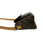 Louis Vuitton PM Monogram Leather Mini Shoulder Bag Pochette Sacoche Brown 09494 — view 6