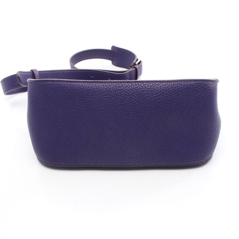 Hermes Shoulder Bag Gypsiere 28 Iris Leather — view 8