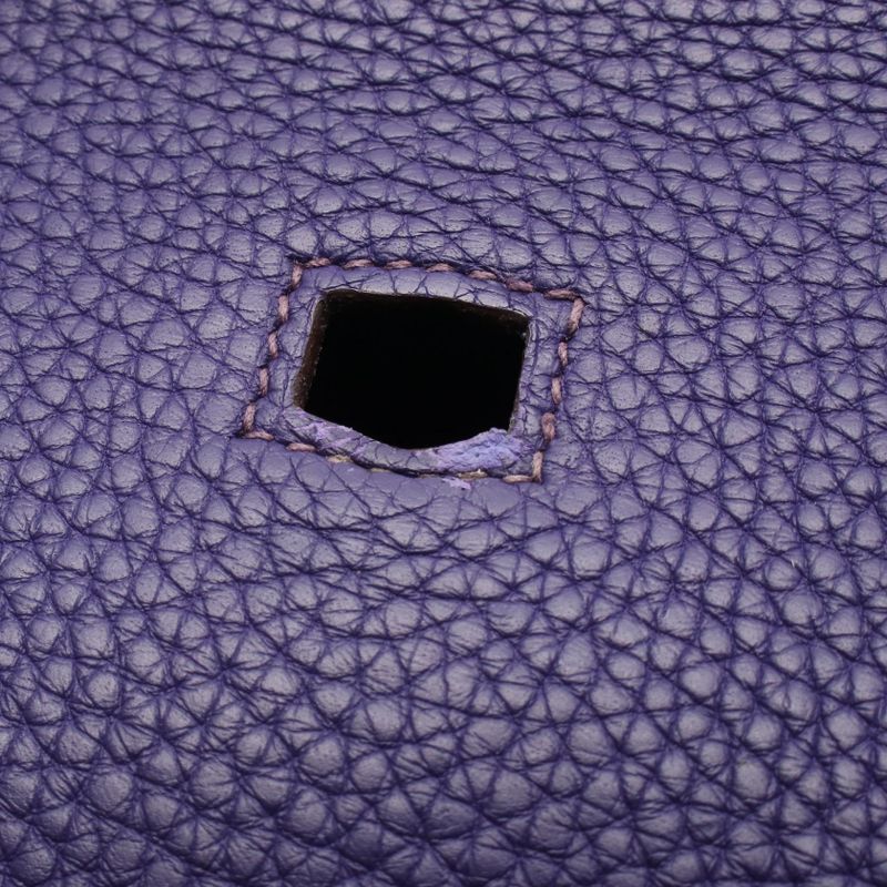 Hermes Shoulder Bag Gypsiere 28 Iris Leather — view 6