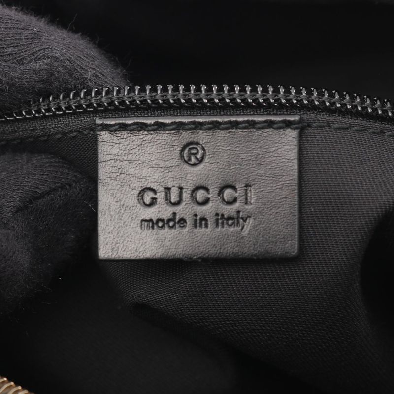 Gucci Shoulder Bag Diamante Black Leather — view 4