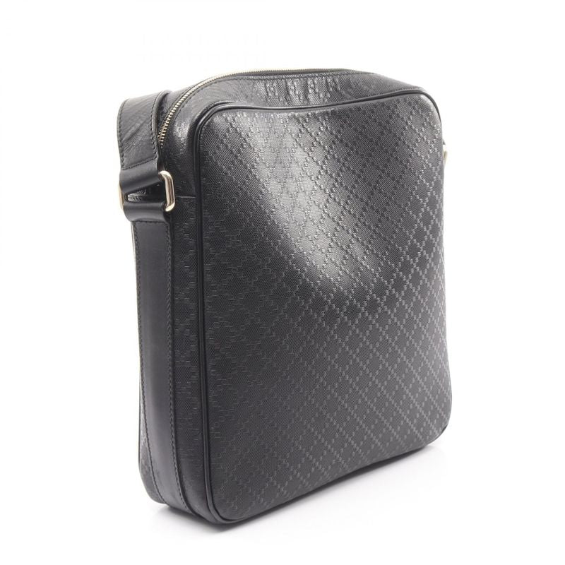 Gucci Shoulder Bag Diamante Black Leather — view 2