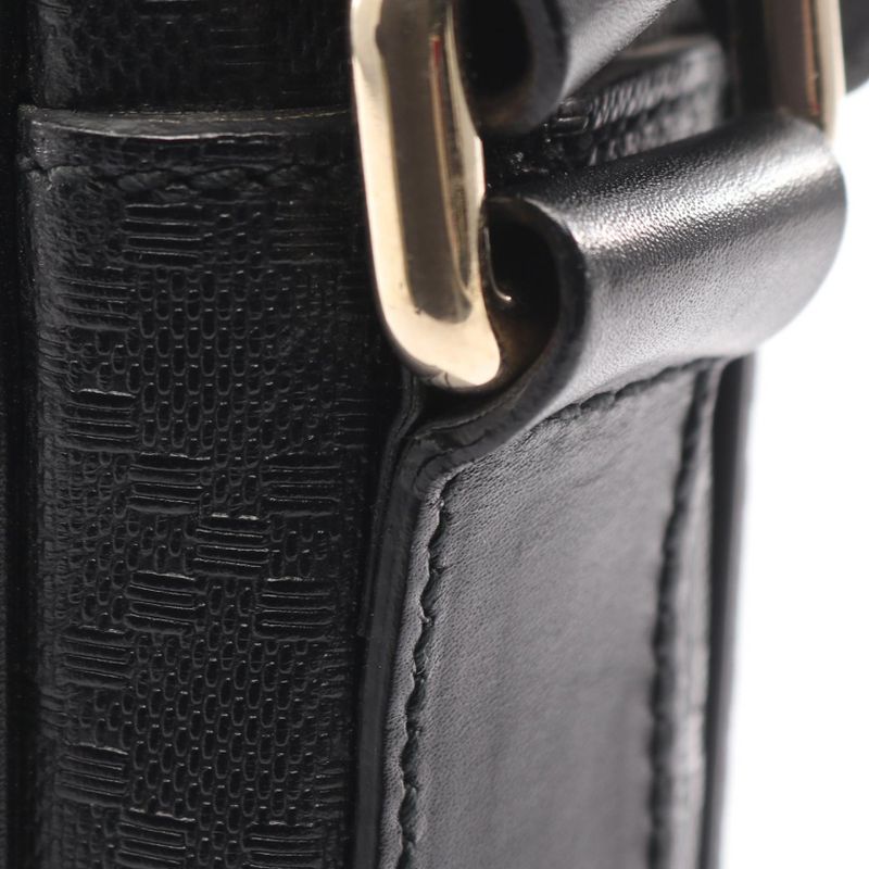 Gucci Shoulder Bag Diamante Black Leather — view 8
