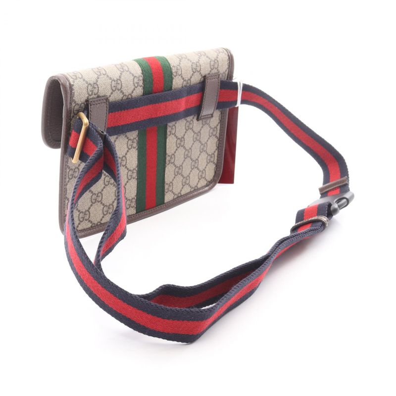 Gucci Waist Bag Body Ophidia GG Supreme Small Beige Ebony — view 2