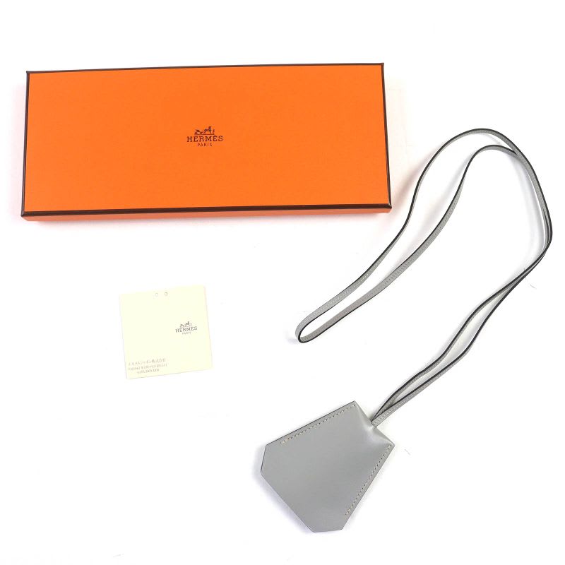 Hermes Vintage Margiela Period Clochette Leather Necklace Pendant — view 3
