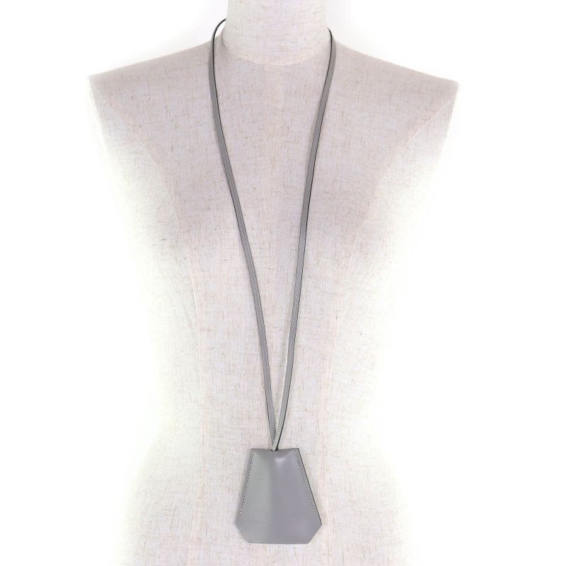 Hermes Vintage Margiela Period Clochette Leather Necklace Pendant — view 7