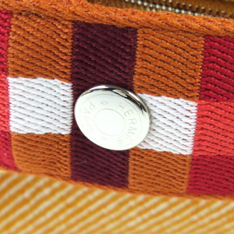 Hermes Brid-a-Brac GM Eau Carre 100% Wool Silver Hardware Serie Button H Logo